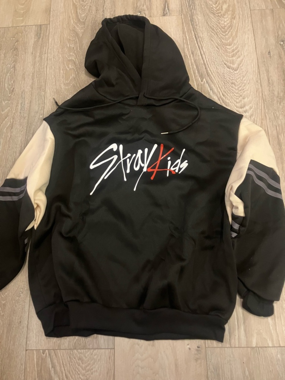 Stray Kids Black Hooded Sweatshirt - Graphic Pullover
